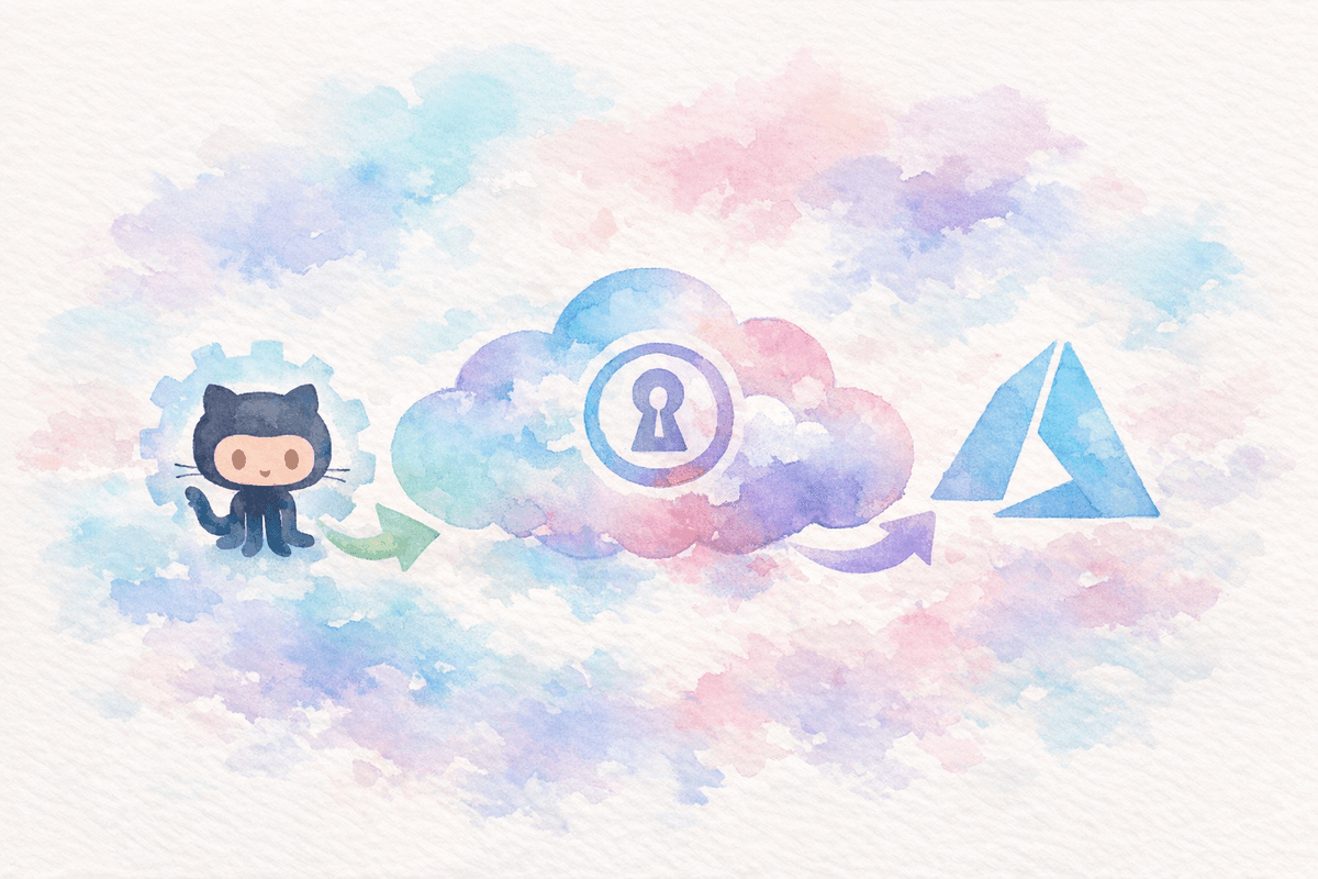 GitHub Actions から Azure への OIDC 認証設定ガイド — シークレットレス連携